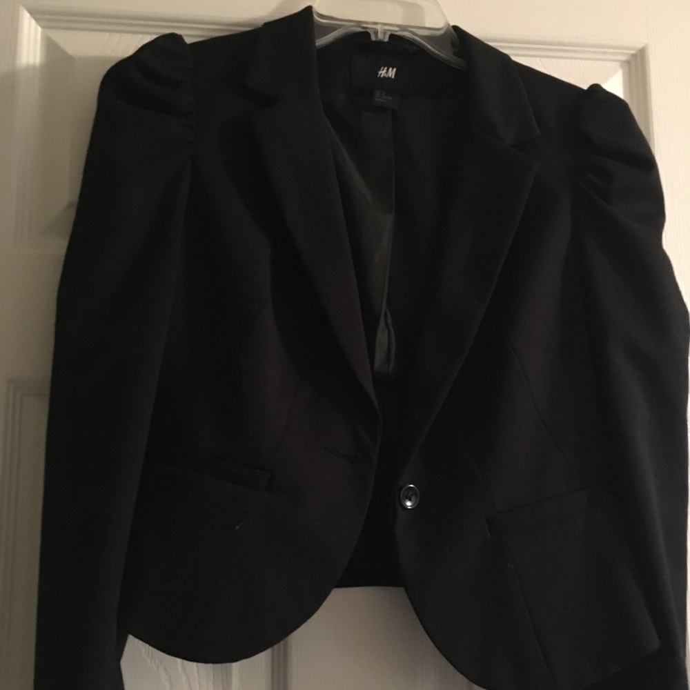 HM Black blazer princess sleeves